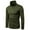 Army Green, variant on TIHLMK T-Shirts Blouse Men Solid Turtleneck Casual Slim Fit Pullover Warm T-shirt Bottoming Shirt Army Green