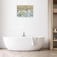 thumbnail image 3 of Farmhouse Flower Bathroom Decor Wall Art Bathroom Pictures Wall Decor Just Breathe Canvas Painting Prints Artwork Home Decorations Framed for Bedroom 12inx16in, 3 of 6
