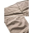 thumbnail image 5 of TRGPSG Men's Ripstop Cargo Pants, Water-Resistant Heavy-Duty Workwear for Hiking & Outdoors,Khaki Size 40, 5 of 7