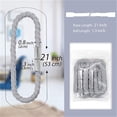 thumbnail image 4 of EASTIN 2Pcs Magnetic Curtain Tiebacks, Decorative Rope Curtain Holdback Handmade Rope Clips Magnetic Buckle, 4 of 6