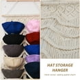 thumbnail image 2 of Livhil Boho Hat Rack for Wall Hanging Hat Organizer Macrame Hat Holder for Bohemian Bedroom Decor, 2 of 6