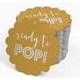thumbnail image 4 of Inkdotpot 50 Pack Real Silver Foil Paper Tags Ready To Pop Baby Shower Favor Hang Tags, 4 of 7