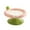 small red green, variant on YWMJZEU Ceramic Raised Cat Bowl Food Dish for Easy Feeding for Kitten Puppies, Wide Mouth Waterer and Feeder Elevated Food Water Bowl large red green