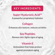 Hada Labo Tokyo Anti-Aging Facial Sheet Mask, Spa Face Mask Firms & Hydrates, 4 ct