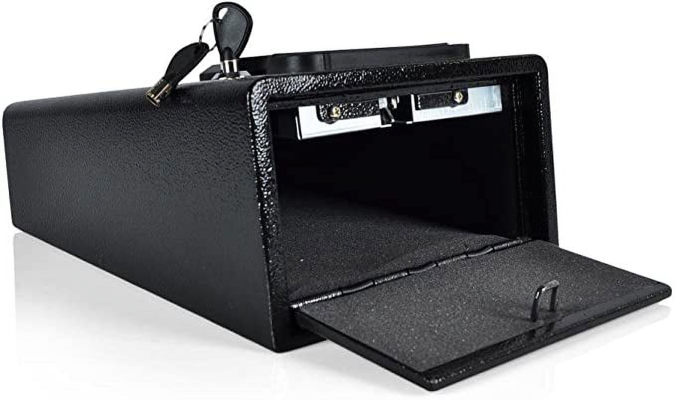 SereneLife Updated Electronic Gun Safe, Alloy Steel Drop Safe - Includes Keys - SLSFE26PS