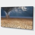 thumbnail image 2 of Dust Devil in the Desert - Landscape Canvas Art Print, 2 of 4