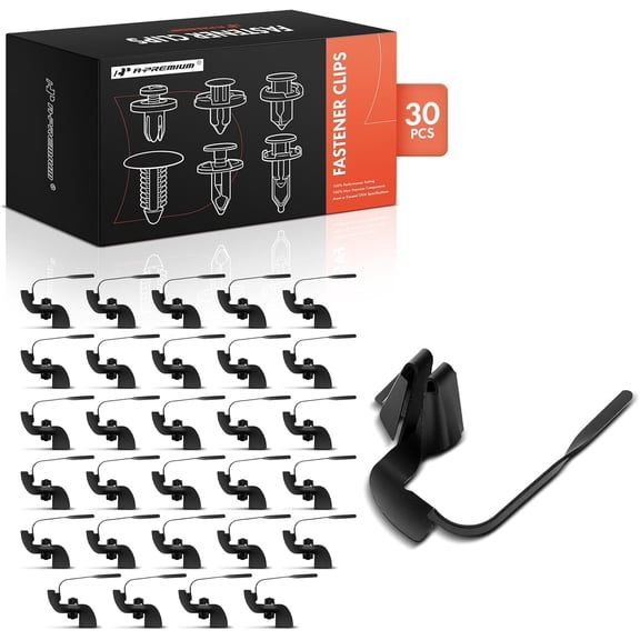 A-Premium 30PCS Metal Clips Universal Moulding Fasteners Compatible with GM Models - for 7.94mm Hole