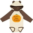 thumbnail image 3 of Inktastic Halloween Daddy Little Pumpkin Boys or Girls Long Sleeve Baby Bodysuit, 3 of 5