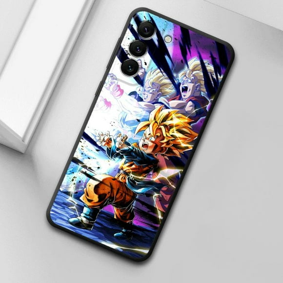 Saiya D-Dragons Balls Phone Case for Samsung Galaxy S23 Ultra S22 S20 FE S21 Plus 5G S10 Plus S22Ultra Silicone Black Soft Cover LZ