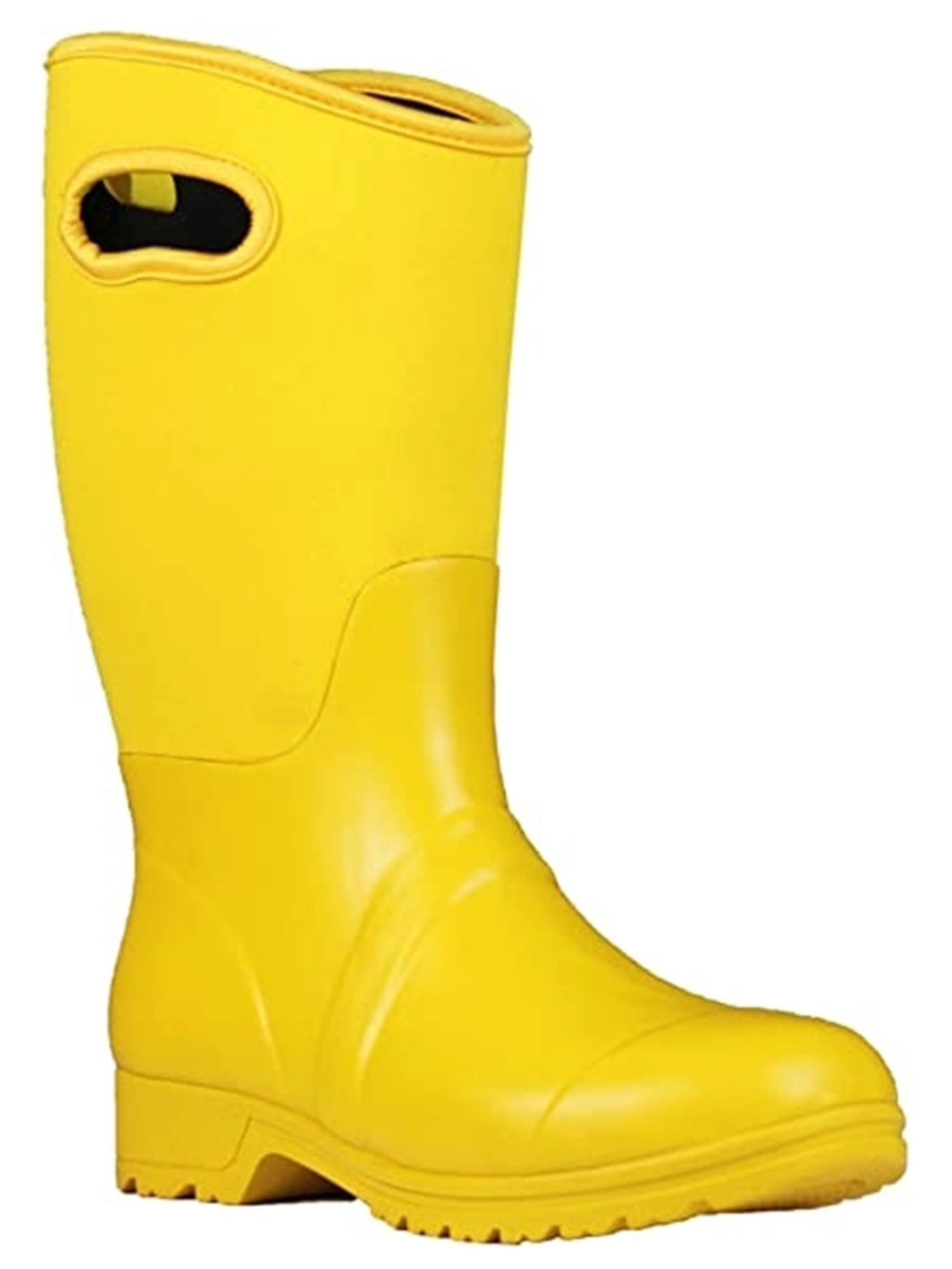 OwnShoe Womens Rain Boots PullOn Water Resistant Neoprene Rubber
