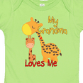 thumbnail image 4 of Inktastic My Grandma Loves Me Giraffe Boys or Girls Baby Bodysuit, 4 of 5