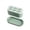 Green2, variant on Single Pack Food-Grade Reusable Ice Molds with Tight Sealing Lids, Durable Freezer Trays to Craft Homemade Fruit sicles, Ice Bars and Handmade Creamy Desserts for Family Summer Snack Making, Green2