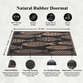 thumbnail image 6 of A1HC Rubber Pin Doormat for Outdoor Entrance, Nautical Fish Designed Welcome Front Door Mat, Non-Slip Backing Mat for Outside, 18x30, 6 of 6