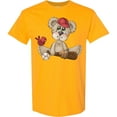 thumbnail image 3 of Inktastic Baseball Teddy Bear T-Shirt, 3 of 5
