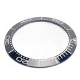 thumbnail image 3 of Ceramic Watch Bezel Ring Professional 41.5mm Watch Bezel Insert Replacement Parts Accessory for Watchmaker Blue Base White Digit Dotted Line, 3 of 9