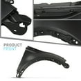 thumbnail image 5 of CROSSDESIGN Front Right Fender Fit For 2012-18 Land Rover Range Rover Evoque LR027589 LR066922, 5 of 10