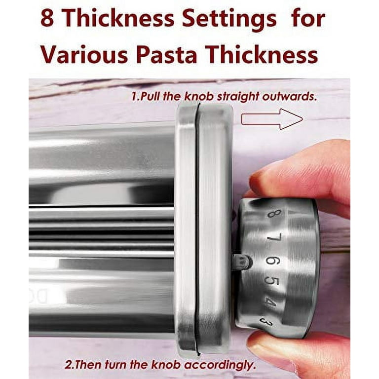 1 pc Pasta Maker Attachment 3 in 1 for KitchenAid Stand Mixers Included  Pasta Sheet Roller, Spaghetti Cutter, Fettuccine Cutter