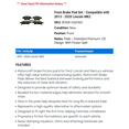 thumbnail image 2 of Front Brake Pad Set - Compatible with 2013 - 2020 Lincoln MKZ 2014 2015 2016 2017 2018 2019, 2 of 2