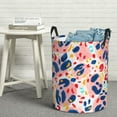 thumbnail image 6 of Sikiie Abstract Leopard Print Print Round Dirty Clothes Basket, Waterproof Standing Foldable Storage Basket, for Laundry Room, Bedroom, Bathroom Storage-Medium, 6 of 6
