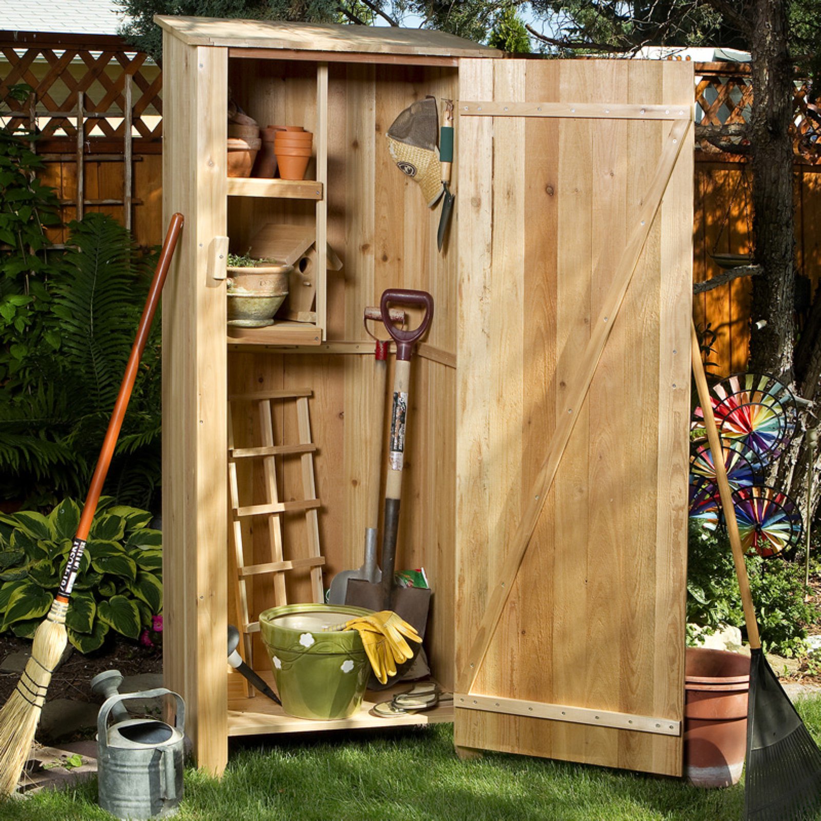 All Things Cedar Outdoor Storage Hutch