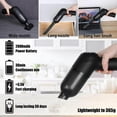 thumbnail image 5 of Cordless Car Vacuum Cleaner Small Floor Wet & Dry Handheld Hoover Strong Suction, 5 of 5