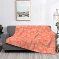 thumbnail image 2 of Yiaed The Marine Theme With Beautiful Corals Print Blanket Throw Blanket Soft Cozy Flannel Blanket for Home Bed Sofa Couch Chair-40"x30", 2 of 6