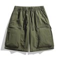 thumbnail image 4 of RFQWOVSR Mens Shorts Lightweight Loose Fit Cargo Shorts Athletic Casual 5 Inch Inseam Utility Pocket Outdoor Shorts XXL, 4 of 5