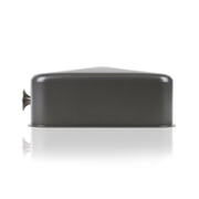 Brod & Taylor 12.5 x 8 Batard (Oval/Rectangle) Baking Shell - Lightweight Anodized Aluminum Shell Contains Heat and Moisture for Amazing Sourdough Loaves