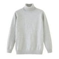 thumbnail image 3 of GYRATEDREAM Girls Sweaters Turtleneck Kids Long Sleeve High Neck Knit Chunky Pullover Jumper Tops for 4-16Y, 3 of 5