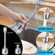 thumbnail image 1 of Fiudx Extensión de Cabezal de Grifo, Diseño Giratorio de 360 Grados, Boquilla de Filtro Ahorradora de Agua, Fácil Instalación, Manguera Flexible para Cocina y Baño, Acero Inoxidable, 16,5 X 50 Cm, Pa, 1 of 1