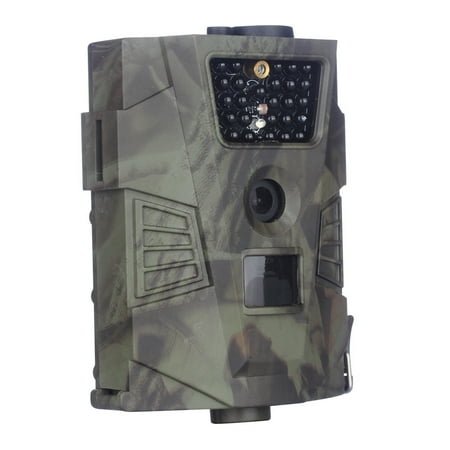 - IP56 Waterproof 1080P HD Hunting Camera IR 26 LEDs Infrared Night Vision Hunting Scouting Camcorder Outdoor Wildlife Hidden Hunting Trail Camera (Camouflage)