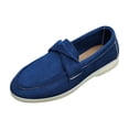 thumbnail image 2 of Samdudou Womens Loafers Casual Slip On Flat Shoes Closed Toe Faux Suede Moccasins Lightweight Walking Footwear for Daily Office Use, 2 of 9