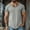 Grey, variant on Distressed T Shirts for Man Summer Casual Short Sleeve Crewneck Raw Hem Relaxed Fit Plain Cool Tshirts