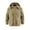 Khaki, variant on Men's Denim Jacket Style Winter Casual Utility Coat with Lapel Design for Daily Wear