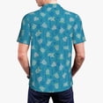 thumbnail image 4 of Balery Sea Turtle Printed Men’s Short Sleeve Polo Shirt, Midweight Men's Shirt,Golf Polo shirts -XX-Large, 4 of 9