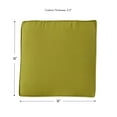 thumbnail image 3 of Greendale Home Fashions Outdoor 18'' x 18'' Square Seat Pad, Set of 4, Kiwi, 3 of 6