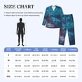 thumbnail image 4 of Naloa Abstract Colorful Art Supplies Men’s Pajamas Set - Long Sleeve Button Down Sleep Shirt and Pajama Bottoms Sleepwear Set-X-Large, 4 of 7