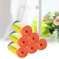 thumbnail image 5 of 20pcs/Roll Thick Strong Flat Garbage Bags Odorless Point-Break Rubbish Can Liner Plastic Refuse Bag Large SizeOrange, 5 of 8