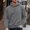 Dark Gray, variant on Best Hoodies for Men Men Pullover Hoodie Long Sleeved Pullover Solid Color Leisure Plus Size Tops Daily Sports Fall Winter Wear Gray