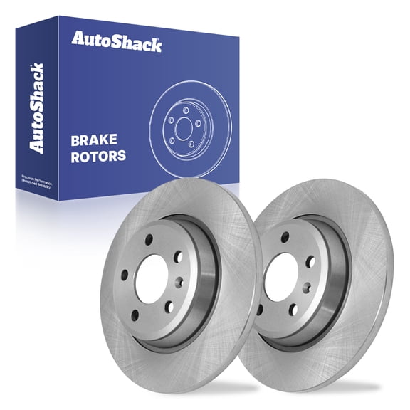 AutoShack Rear Brake Rotors for Audi, A4 Quattro 2009-2025 Q5 2009-2017 A6 Quattro 2012-2016, 2018-2025 Q8 2019-2025 S4 2010-2016, 2018-2025, AWD L4 2.0L V6 3.0L 3.2L - 11.81" (299.9 mm), 5-Lug