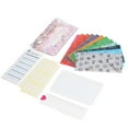 thumbnail image 3 of Cash Envelope Binder, Translucent Notebook Handbook PU Leather A6 Budget Binder Portable Large Capacity 6   for Bills, 3 of 8