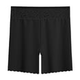 thumbnail image 5 of Women's Cooling Slip Shorts for Under Dresses Anti Chafing Shorts - 4-Way Stretch Nylon, Stay-Put Lace, Thin Waist,Black 2XL, 5 of 6