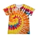 thumbnail image 2 of Herrnalise - Camiseta holgada informal de verano de manga corta con estampado degradado para niñas, 2 of 5