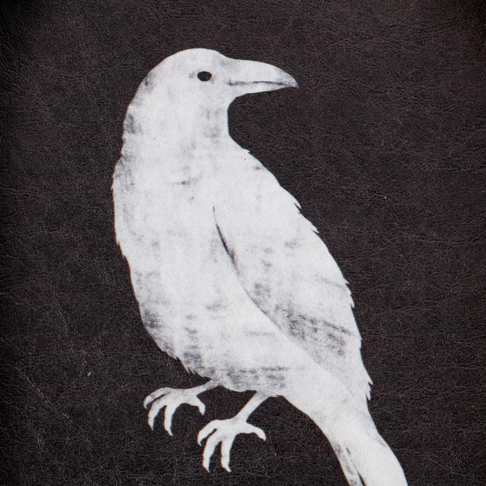 My Texas House B&W Crow Halloween Art 8x10 Antique Gold Arch MDF Framed Antique Paper