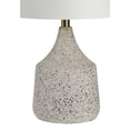 thumbnail image 2 of Renwil Longmore 14" Coastal 1-light Cotton Table Lamp in Beige, 2 of 8