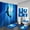 Blue Ocean, variant on 4PCS Dolphin Shower Curtain Set, Waterproof Fabric Shower Curtain, Non-Slip Bath Mat Bathroom Rugs, Ocean Underwater World Tropical Fish Marine Colorful Coral Nautical Coastal Bathroom Decor