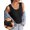 Black, variant on Anygrew Women Built-in Bra Tank Tops Sleeveless Casual Shirts Racerback Ribbed Fitted Tank Tops Casual Basic Slim Fit Ribbed Top