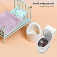 thumbnail image 2 of Miangastore Button Battery Powered Mini Toilet 1Pack 2.4x2.4x1.2in, 2 of 8