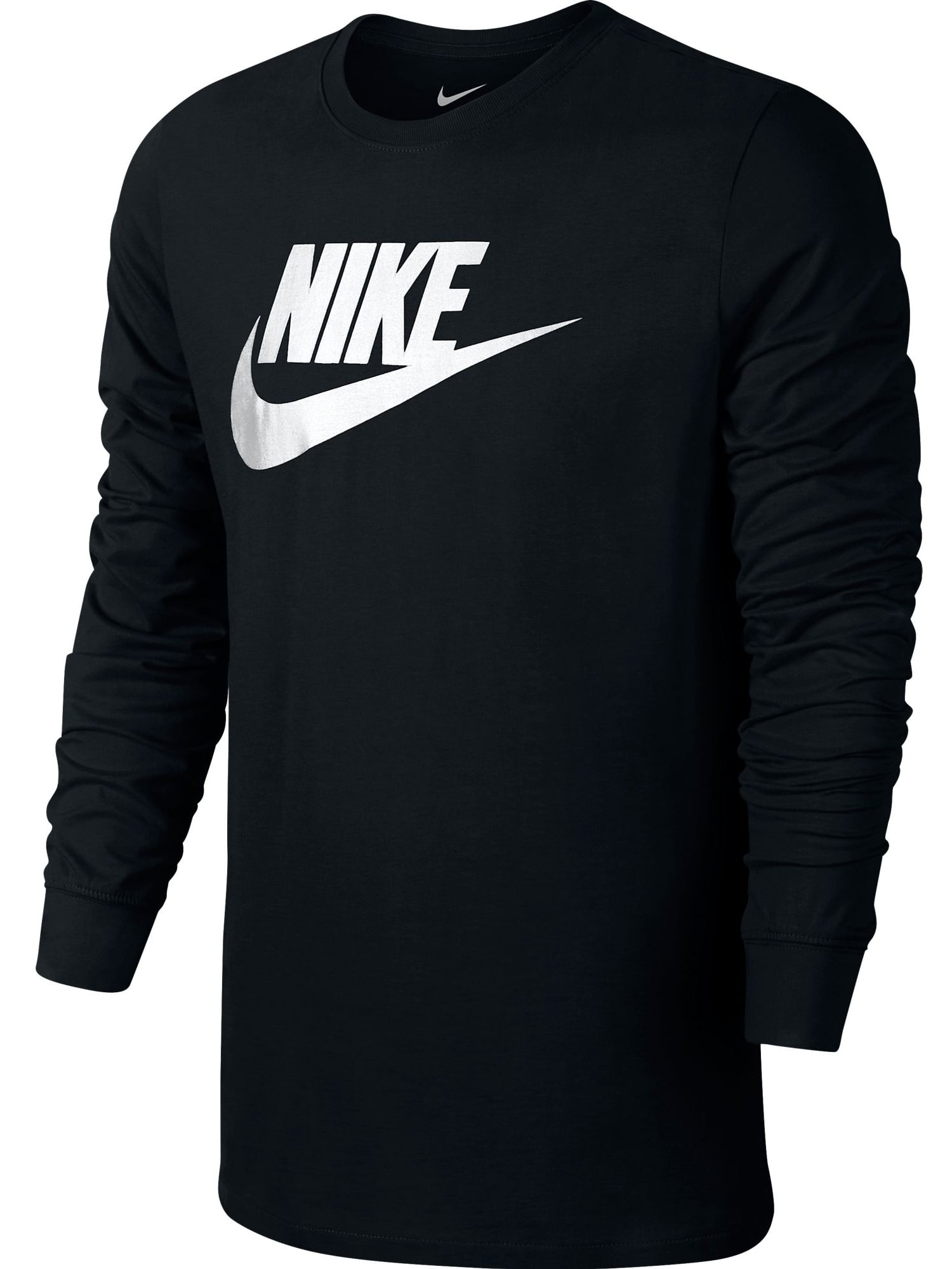 Nike - Nike Futura Icon Long Sleeve Men's T-Shirt Black/White 708466-011 - Walmart.com - Walmart.com