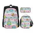 thumbnail image 1 of Balery Space Doodle Mochila Escolar 3 en 1 para Niños - Mochila Resistente con Lonchera Térmica y Estuche - Mochila Escolar para Niños y Niñas, 1 of 7
